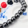 Kralen joya geschenk magnetische hematiet 8 mm ronde kralen strengen stenen armbanden 7 chakra edelsteen kristal genezing reiki vrouwen sieraden ban dhvei dhvei