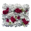 Dekorativa blommor 40x60 cm Artificial Flower Encryption Hydrangea Rose Wall Panels Diy Wedding Backdrop Decoration Fake