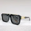 Мужские негабаритные прямоугольные солнцезащитные очки Z1801E Женские дизайнерские солнцезащитные очки карбонатные волокно квадратные стаканы.