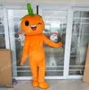 Prestaties oranje mascotte kostuum hoogwaardige carnival festival jurk Halloween kerst unisex outdoor advertentie outfit pak