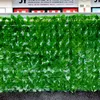 Other Event Party Supplies Garden Plant Fence Artificial Faux Green Leaf Privacy Screen Panels Rattan Outdoor Hedge Garden Home Decora Vines 230516