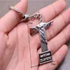 Keychains Brazil Jesus Cross Amulet Keychain Car Key Ring