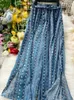 Kjolar delade laceup wideleg byxor havet strand retro etnisk stil semesterbyxor uppdelad kjol lös bohemian 230516