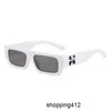 Moda Gafas de sol Marcos Moda Offs Gafas de sol de lujo Estilo Cuadrado Marca Gafas de sol Flecha x Blanco Negro Marco Gafas Tendencia Gafas de sol Brillante Sceh2