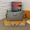 Schwarze geprägte Umhängetaschen, einfache Tasche am Riemen, Damen-Kuriertasche, Louiseitys-Handtaschen, viutonity vuttonity Kette Schulter-Crossbody-Taschen, Geldbörsen, Ripples Tote