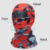 Fietsenkappen maskeert Balaclava Mens Face Mask Ski camouflage wandel Tactische ademende sjaal Motorfiets helm voering kap kap bonen hoeden 230515