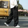 Pantalons pour hommes Pantalons Hommes Japonais Mode Baggy Cargo Pantalon Beau Design Streetwear Grandes Poches Casual Pantalones Hip Hop Ados All-match 230516