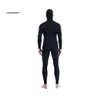 Wetsuits Drysuits 3mm Camouflage Wetsuit Long Sleeve Fission Hooded 2 Pieces Of Neoprene Submersible For Men Keep Warm Waterproof Diving Suit 230515