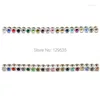 Stud Earrings ! 8mm 20 Colors Rivoli Stones White Titanium Steel Men Punk Screw