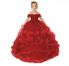 Girl Dresses 0-14 Years Kids Dress For Girls Wedding Tulle Lace Elegant Princess Party Pageant Formal Gown Teen Children
