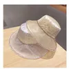 Berets Summer Rayon Rhinestone Bucket Hat Women's Casual Lace Sun Hats Visor Cap Fisherman Outdoor