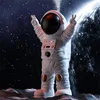 Veilleuses astronaute humain capteur lumière muet lampe Usb charge veilleuse salle de bain chambre décoration Led cadeau petit ami