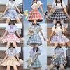 Saias de verão Mini -saia feminina Harajuku Moda coreana doce doce kawaii Salia Garota alta da cintura manta de saia plissada 230516