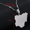 Pendant Necklaces Stainless Steel Trendy Nigeria Map Nigerians Maps Chain Jewelry