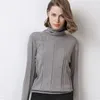 Kadın Sweaters Goplus 2023 Kış Yavurucu Örme Kükredilmiş Sweater Yumuşak Sıcak Çizgi Uzun Kollu Jumper Sokak Giyim Çekme Femme1