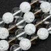 Pärlor Annat natursten rökig kvarts snö knäckt kristalllös distans 6-10 mm för smycken som gör diy mode armband grossistot