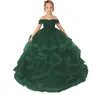 Girl Dresses 0-14 Years Kids Dress For Girls Wedding Tulle Lace Elegant Princess Party Pageant Formal Gown Teen Children