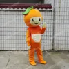 Simulatie Orange Mascot Costumes Cartoon Carnival Unisex volwassenen Outfit Verjaardagsfeestje Halloween Kerstmis Outdoor Outfit Suit