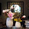 装飾的な花の花輪中国の模倣花のマグノリアスーツ人工装飾ブーケプラスチック屋内リビングルーム装飾デコラット