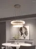 Chandeliers Modern Round Led Remote Control Pendant Lights Living Room Dining Kitchen Bedroom Home Decoration Hanging