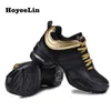 Dance Shoes Hoyeelin Mesh Jazz Shoes Woman Ladies Modern Soft Outrole Dance Sneakers Breattable Lightweight Dancing Fitness Shoes 230516
