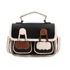 Ретро контрастная цветовая портальная сумка моды с женским дизайном меньшинства весна/лето. Простая сумка для плеча