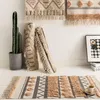 Tapis maroc coton tissé à la main tapis tufté glands tapis de sol chambre tapisserie couverture décorative thé salon zone tapis
