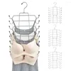 Hangers Durable Large Capacity Wrought Iron Tank Tops Bras Camisoles Scarfs Belts Closet Organizer Sturdy Vest Hanger Dorm Supply