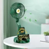 Fans 5200mAh ventilateur pliant 3 vitesses Mini ventilateur USB Rechargeable lampe de bureau ventilateur refroidisseur d'air ventilateur mural pour dortoir bureau