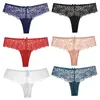 Dames slipje 5 stks sexy dames kanten slipje ondergoed naadloze strings g-string solide vrouwelijke mode-briefs low-tover dame lingerie underpants 230516