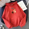 Sweats à capuche femme chaud écureuil dessin animé imprimé BE BRAVE série collège Style décontracté sweat à capuche surdimensionné femme Harajuku sweat Kawaii