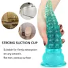 Vibradores Realista Pulpo Tentáculo Dildo Enorme Juguete Anal Suave Saludable PVC Monstruo Sexo para Mujeres Lesbianas con Ventosa Producto Adulto 1120