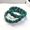 Länkarmband Grad 8x12mm Top Natural Malachite Stone Beads Braclet