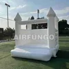 10/13/15ft new design white bounce house inflatable for party rental bouncy castle white with blower shipping