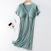 Maternity Dresses Pregnancy Pajamas Sleepwear Nursing Pregnant Pajamas Mother Breastfeeding Nightgown Elegant Maternity Nursing Dress 230516