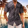 Мужские рубашки Mens Colla с коротким рукавом мужская летняя модная топа