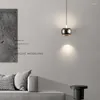 Hängslampor sängljus nordisk designer master sovrum restaurang bar kreativ kanonboll huvud lång linje dekoration ljuskrona
