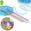 6pcs Knitting Hook Set Aluminum Crochet Hooks Multicolor Mixed 2-7mm Knitting Needles DIY Craft Weaving Tools Sewing Accessories