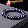 STRAND 6/8/10/12 MM Natuurlijk blauw zandsteen kristal kralen Bracelet voor vrouwen mannen koppelen vintage armbanden mode sieraden ybr234