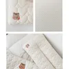 Oreillers Ins coréen enfant en bas âge enfants oreiller ours broderie doux oreillers lavables pour dormir confort ensemble de literie 230516