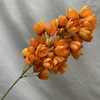 Decoratieve bloemen 54 Buds 1 Bouquet Artificial Silk Diy Wedding Ornament Autumn Fake Flower Branch Home Party Decoratie schieten rekwisieten