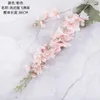 Fiori decorativi 2 forchette Delphinium Flower Wedding El Decorazione Artificiale Home Mazzi Rose Wall Fake