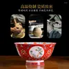 الأوعية 5 بوصة الأرز وعاء الأسرة السيراميك Jingdezhen العظام الصين الصينية الباستيل الباستيل الأدوات المائدة العتيقة