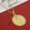 Colares pendentes colorido colar colar de colo de ouro Cristianismo jóias clássicas Jesus para mulheres
