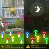 Arrasto 4/6/8 Luzes de jardim de cogumelos ip65 paisagem solar iluminação leve ornamentos decoração para casa para o pátio gramado