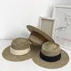 Wide Brim Hats Bucket Hats Handmade Straw Beach Hat For Women Summer hat Panama Cap Fashion Concave Flat Sun Protection Visor Hats Wholesale 230516