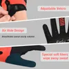 Cycling Gloves FIRELION Outdoor Full Finger Gel Touch Screen Cycling Gloves Off Road Dirt Mountain Bike Bicycle MTB DH Downhill Motocross Glove P230516