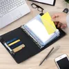 Geschenkwikkelring Binder notebook set-notebook budget met duidelijke contante enveloppen Organizer geld sparen voor reizen