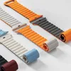 Fashion Magnetic Silicone Band para Apple Watch Series Ultra 41 45 49mm Iwatch/8/7/6/5/4/3/se Strap 40 44 42mm Acessórios de relógio
