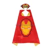 Theme Costume 70X70Cm Double Sided Satin Cartoon Cosplay Costumes Wholesale 30 Figures Superhero Capes Masks Set Kids Halloween Chri Dhfmp